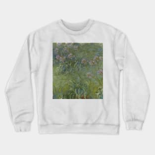 Agapanthus by Claude Monet Crewneck Sweatshirt